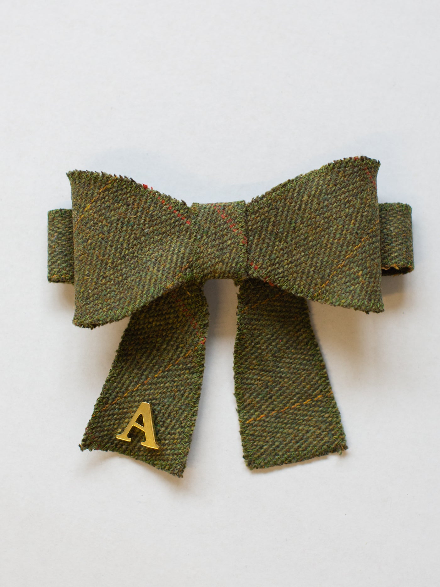 Tweed Hair Bow